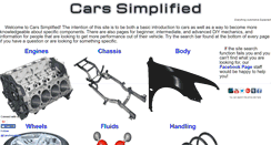 Desktop Screenshot of carssimplified.com