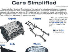 Tablet Screenshot of carssimplified.com